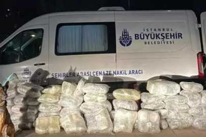 İBB Cenaze Nakil Aracında Şok: 144 Kilo Esrar Ele Geçirildi