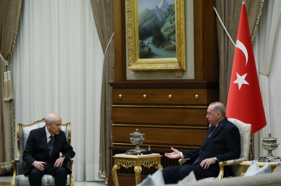 Cumhurbaşkanı Erdoğan, Devlet Bahçeli ile Görüştü
