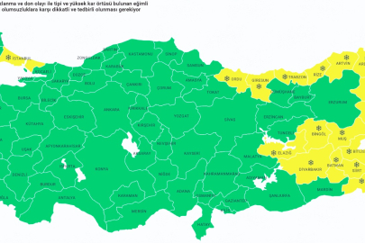 Kar Yağışı Uyarısı