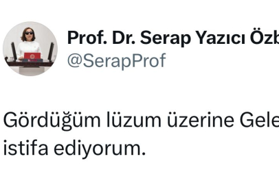 Gelecek Partisinde İstifa