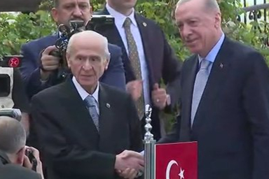 Cumhurbaşkanı  Erdoğan'ın Devlet Bahçeliye ziyareti