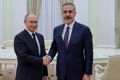 Putin ile Dışişleri Bakanı  Hakan Fidan Görüşmesi