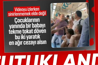 Babayı darp eden saldırgan Marmaray'da tutuklandı