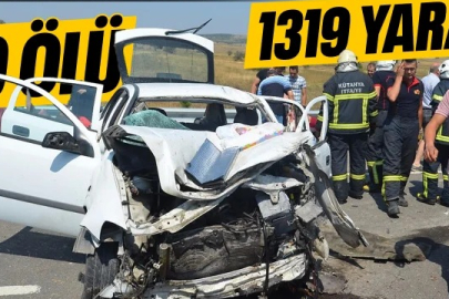 Trafik Kazalarında 10 Kişi Hayatını kaybetti